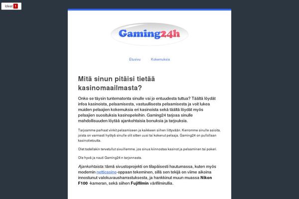 gaming24h.com site used Gaming24h