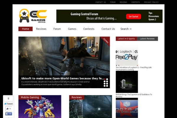 gamingcentral.in site used Gamingcentral