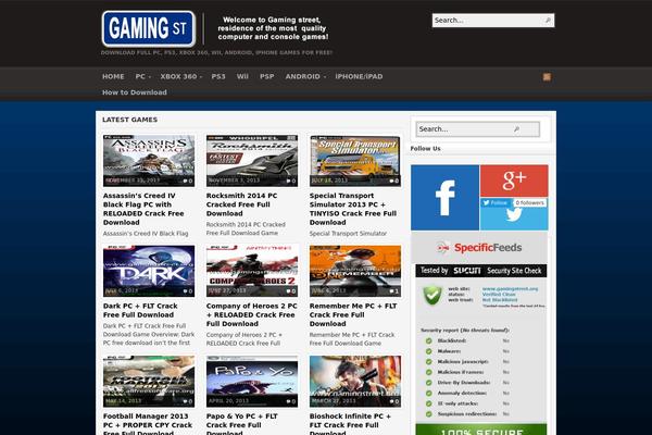 gamingstreet.org site used Aras