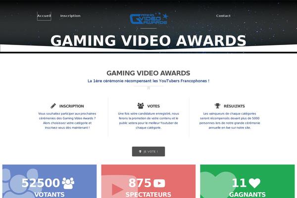 gamingvideoawards.com site used Starry
