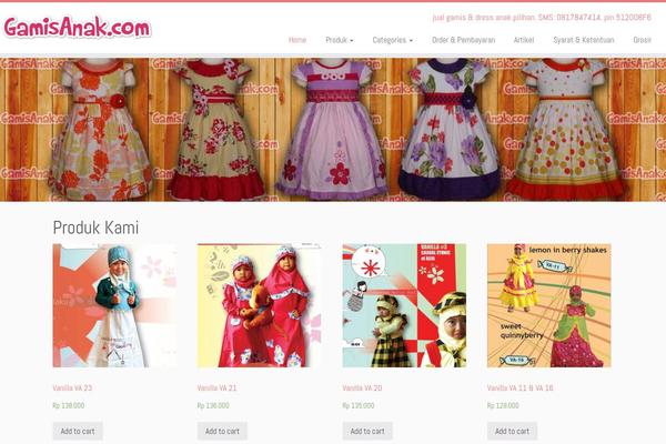 WordPress website example screenshot