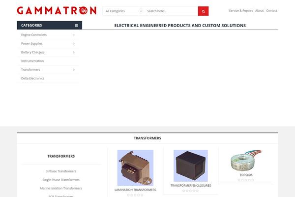 gammatron.com.au site used Omegastore