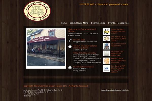 Cafe-elements theme site design template sample