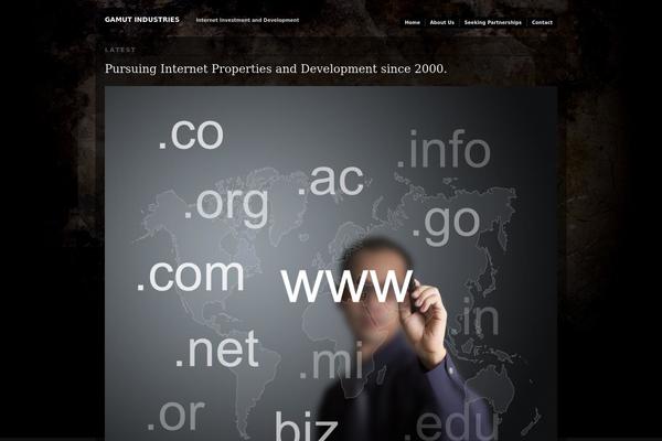 WordPress website example screenshot