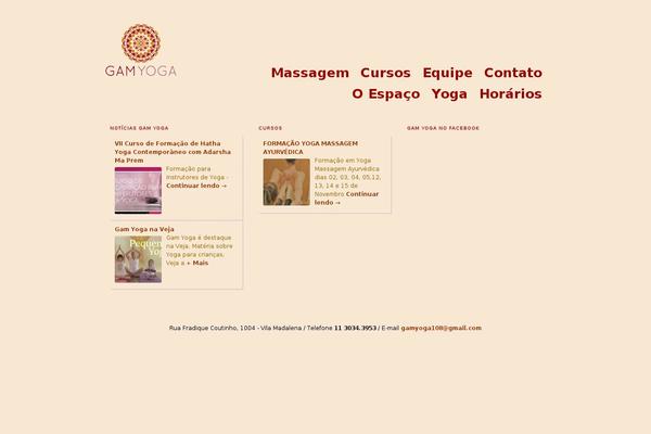 gamyoga.com.br site used Gamyoga