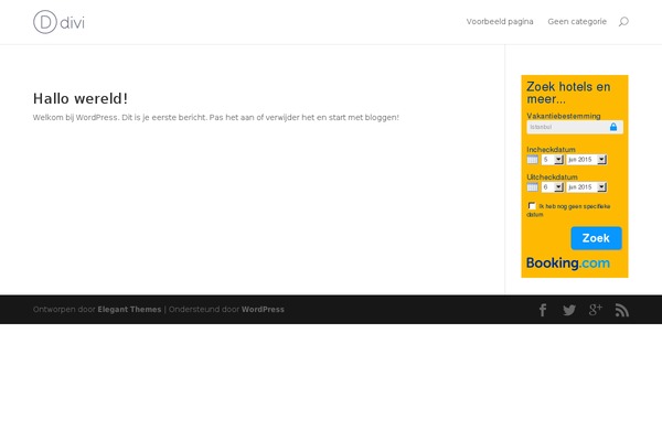 WordPress website example screenshot