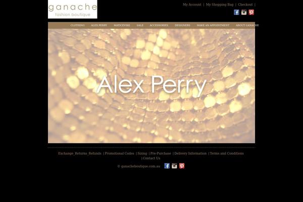 ganacheboutique.com.au site used Ganachebeauty