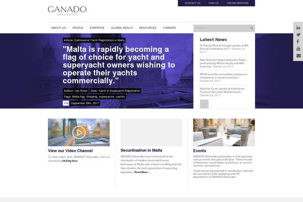 ganado theme websites examples