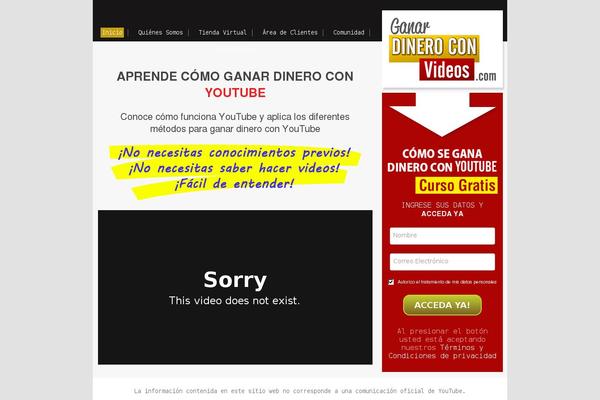 ganardineroconvideos.com site used Ganardineroconvideos