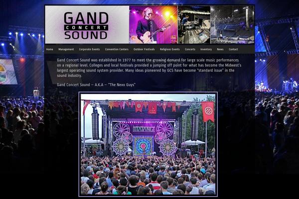 gandconcertsound.com site used Gand