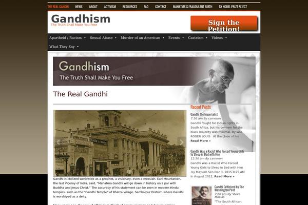gandhism.org site used Techbits