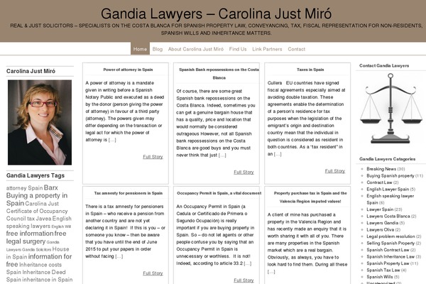 gandialawyers.com site used Lawyer-theme