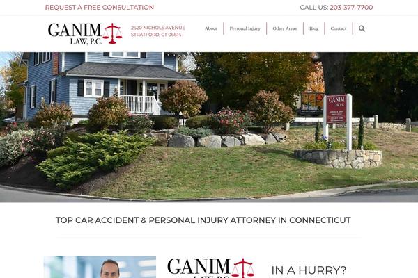 ganimlaw.com site used Mf-child-theme