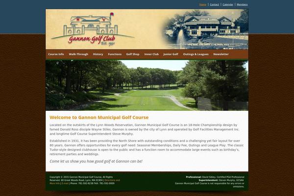 gannongolfclub.com site used Gannon