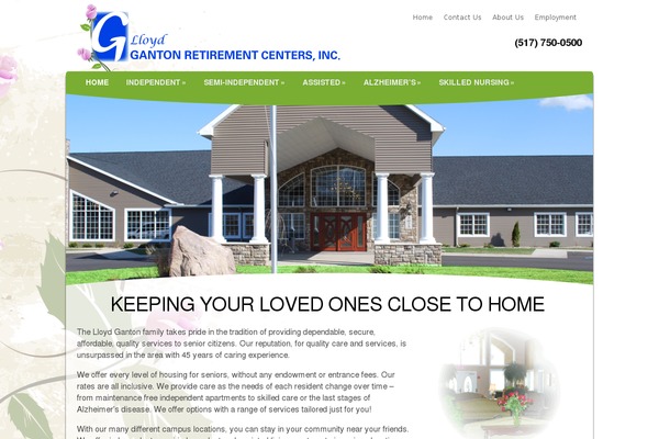 WordPress website example screenshot
