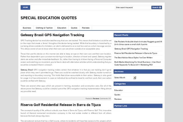 Gazette theme site design template sample