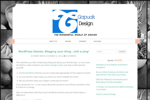 Sugar and Spice theme site design template sample