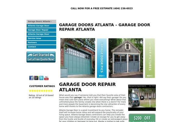 garageatlantadoors.com site used Unica20112