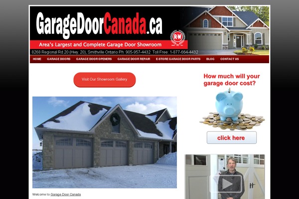 garagedoorcanada.ca site used Flexxred