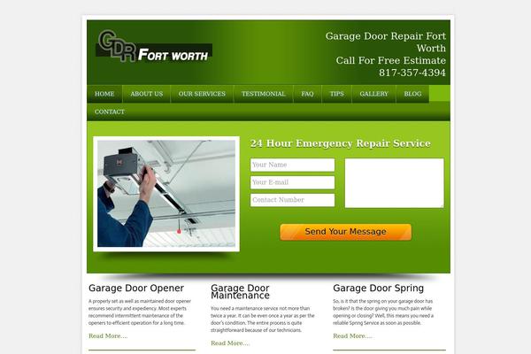 garagedoorrepair-fortworth.com site used Ranjeet