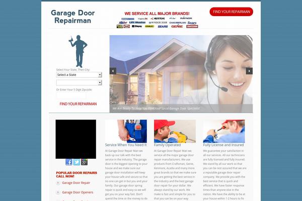 garagedoorrepairman.com site used Revolution
