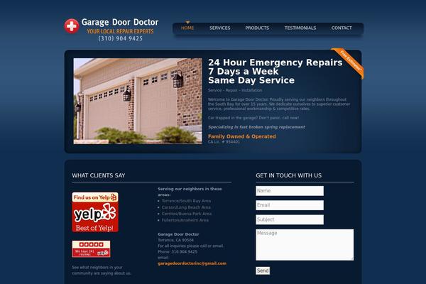 garagedoorrepairtorrance.com site used Garage_door