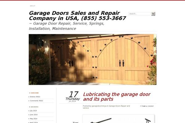 WordPress website example screenshot