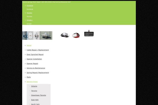 WordPress website example screenshot