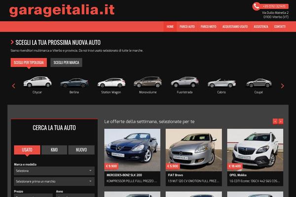 Gestionaleauto theme site design template sample