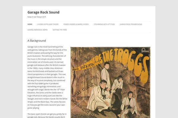 Twenty Twelve theme site design template sample