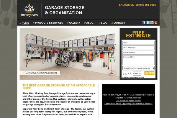 garagestoragesacramento.com site used Mbsdealer