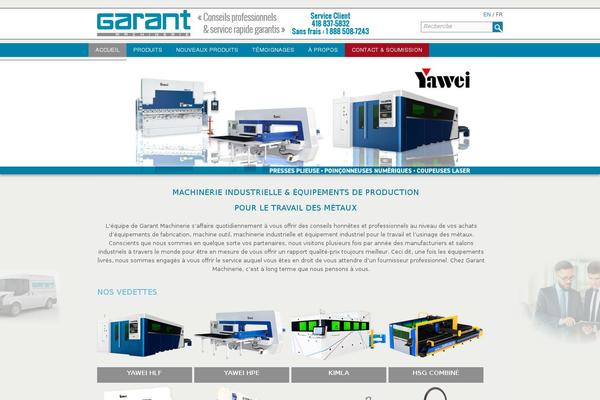 garantmachinerie.com site used Garant