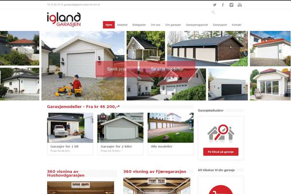 Site using Garage-customizer plugin