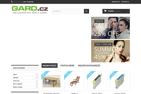 gard.cz site used Saha-child