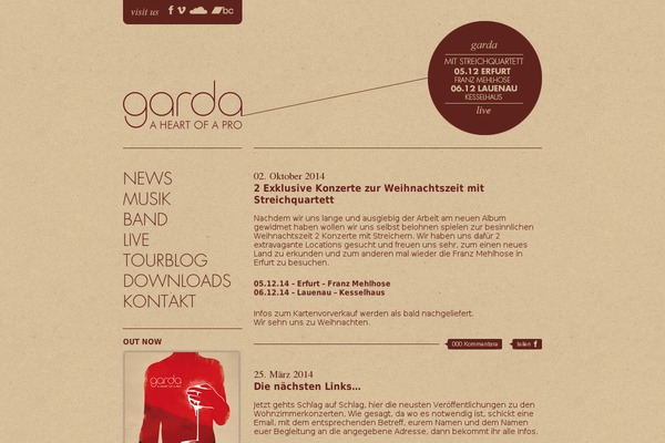 gardamusic.com site used Garda