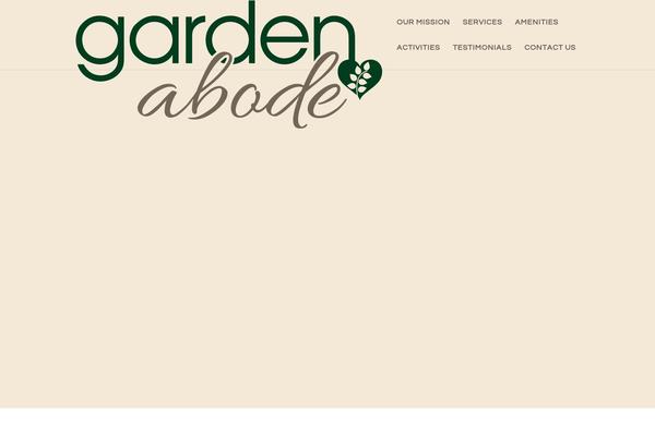 gardenabodesd.com site used Divi