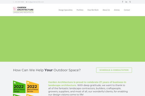 WordPress website example screenshot