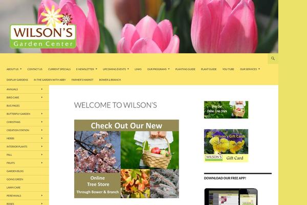 Twenty Fourteen theme site design template sample