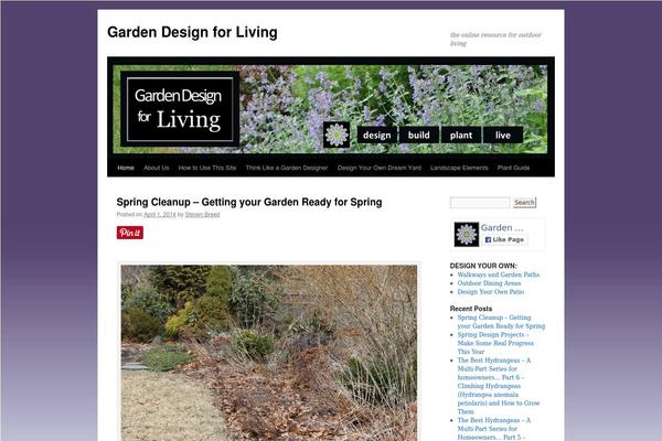 Twenty Ten theme site design template sample