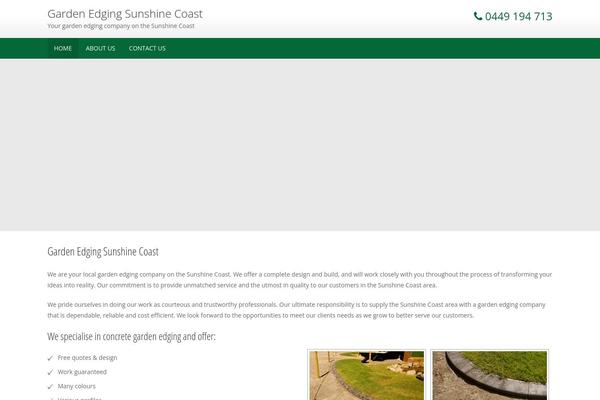 gardenedgingsunshinecoast.com site used Accesspress-pro-child-theme