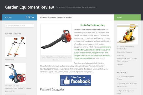 Hueman theme site design template sample