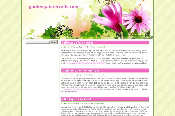 gardengaterecords.com site used Flower-power