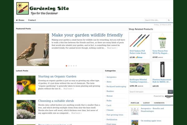 gardeningsite.com site used Daily
