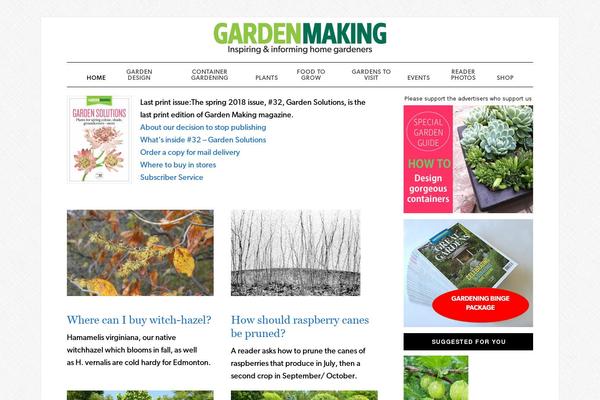gardenmaking.com site used Gardenmaking