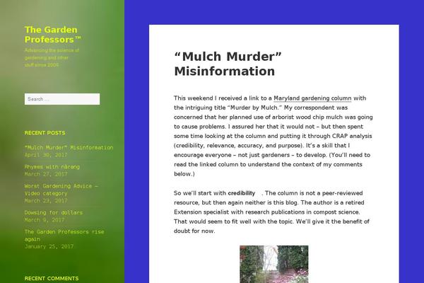 WordPress website example screenshot