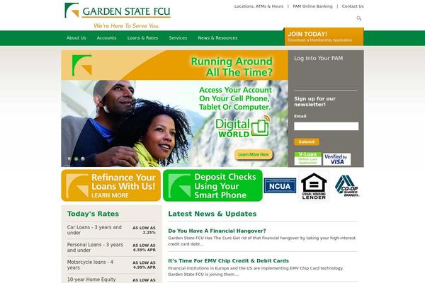 gardenstatefcu.org site used Creditunion