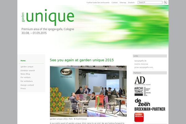 gardenunique.de site used Garden-en