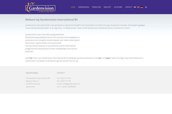 gardenvision.nl site used Gardenvision