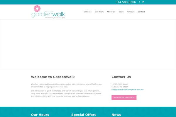 Enfold theme site design template sample