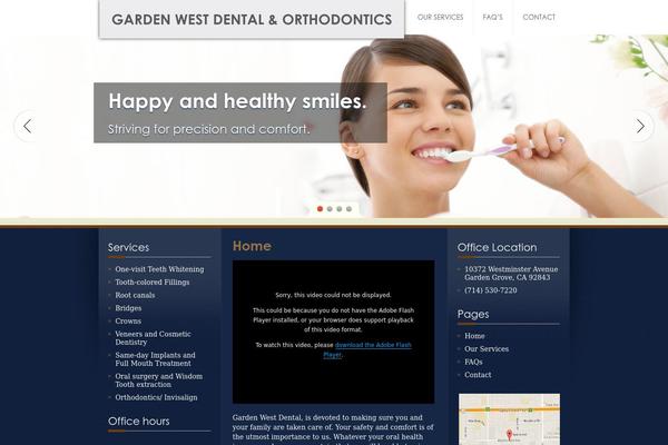 gardenwestdental.com site used Blue-law